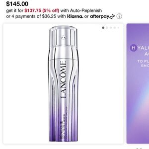 Lancôme
Rénergie H.C.F. Triple Serum: For Plumping & Anti-Aging